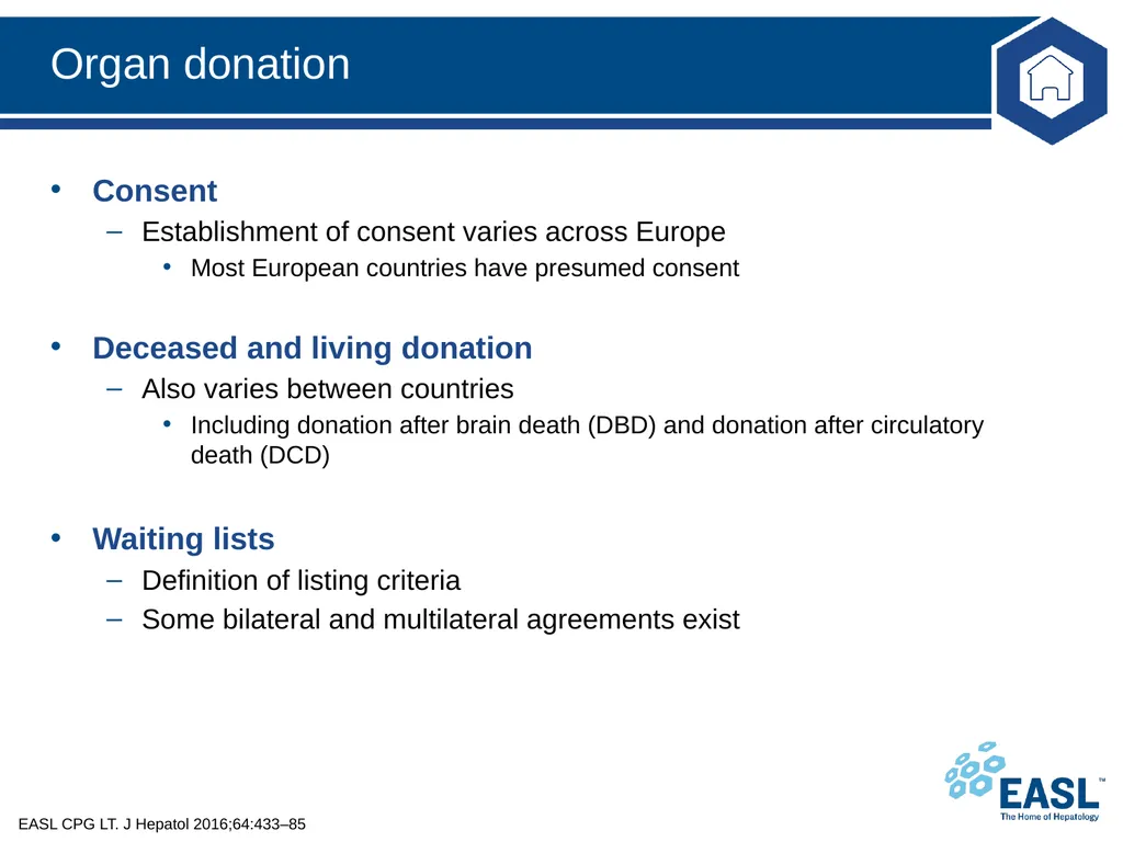 Liver transplantation Clinical Practice Guidelines - slide 27 of 87