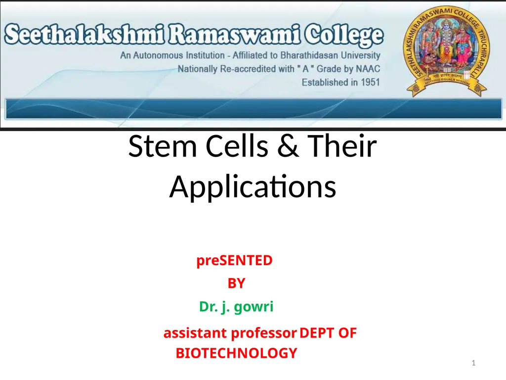 preSENTED BY Dr. j. gowri assistant professor DEPT