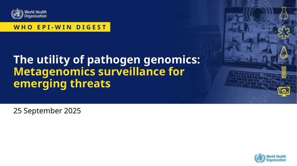 The utility of pathogen genomics: Metagenomics - slide 1 of 5