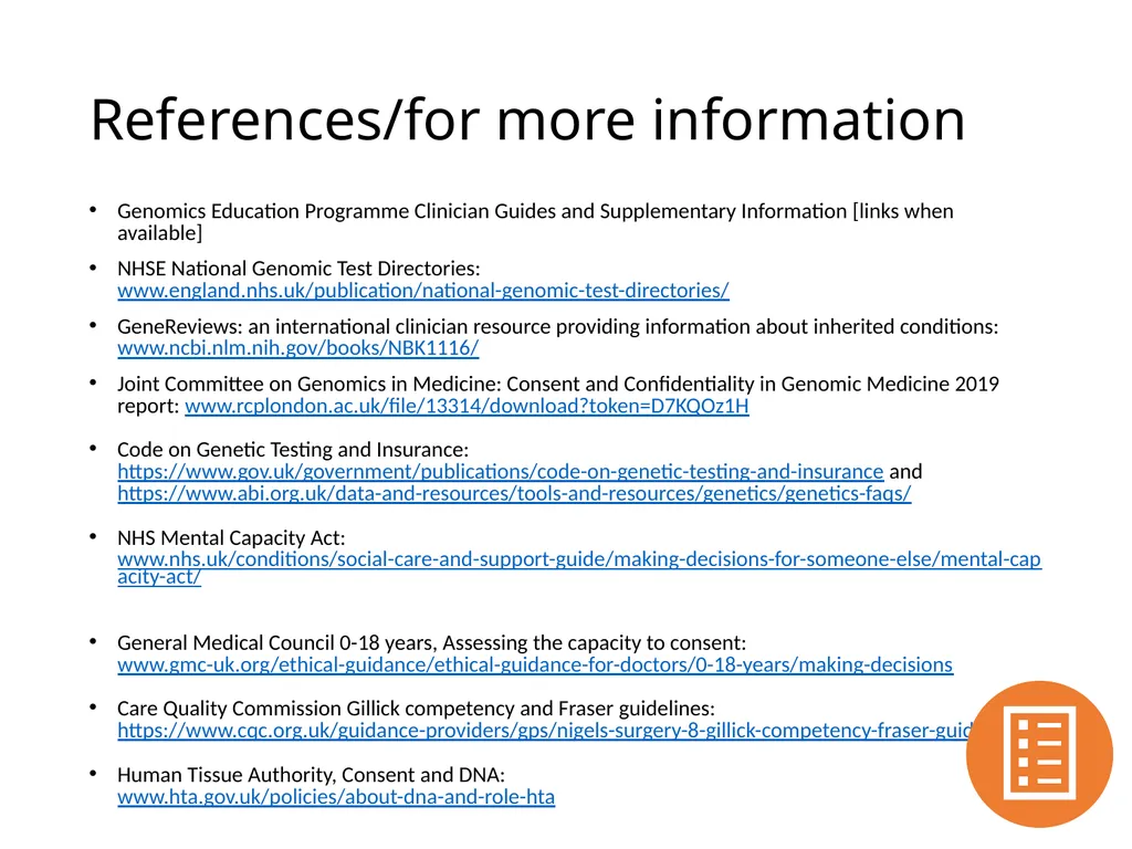 These slides have been developed by the Genomics - slide 32 of 34