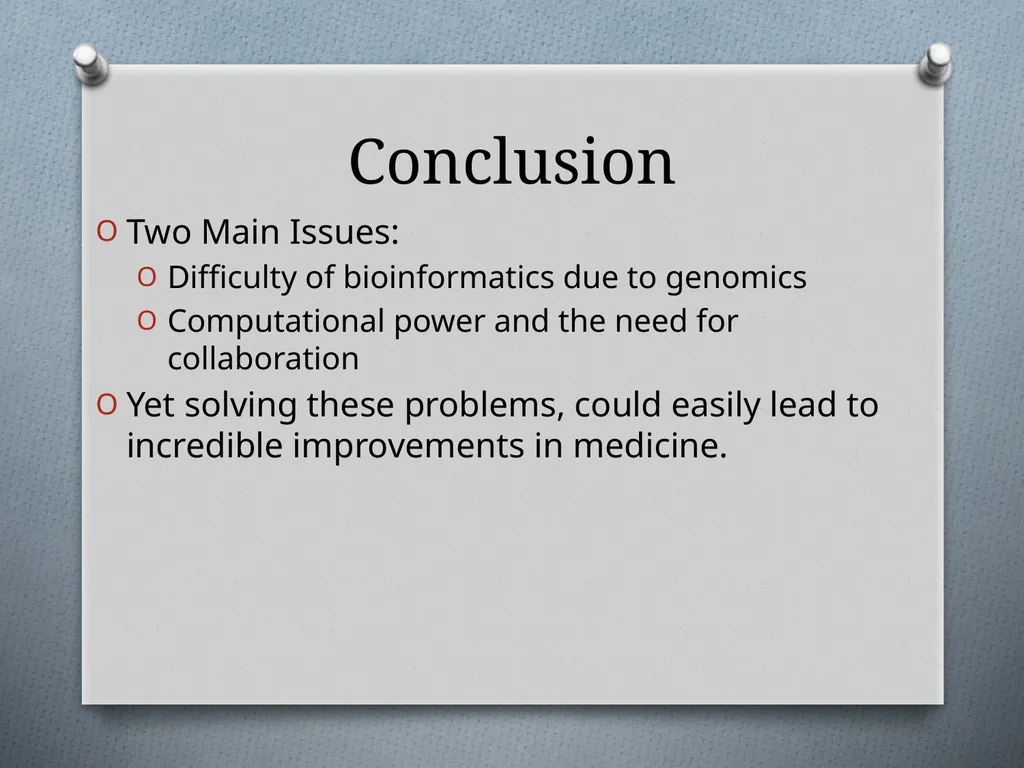 Big Data in Biology: A focus on genomics - slide 10 of 10