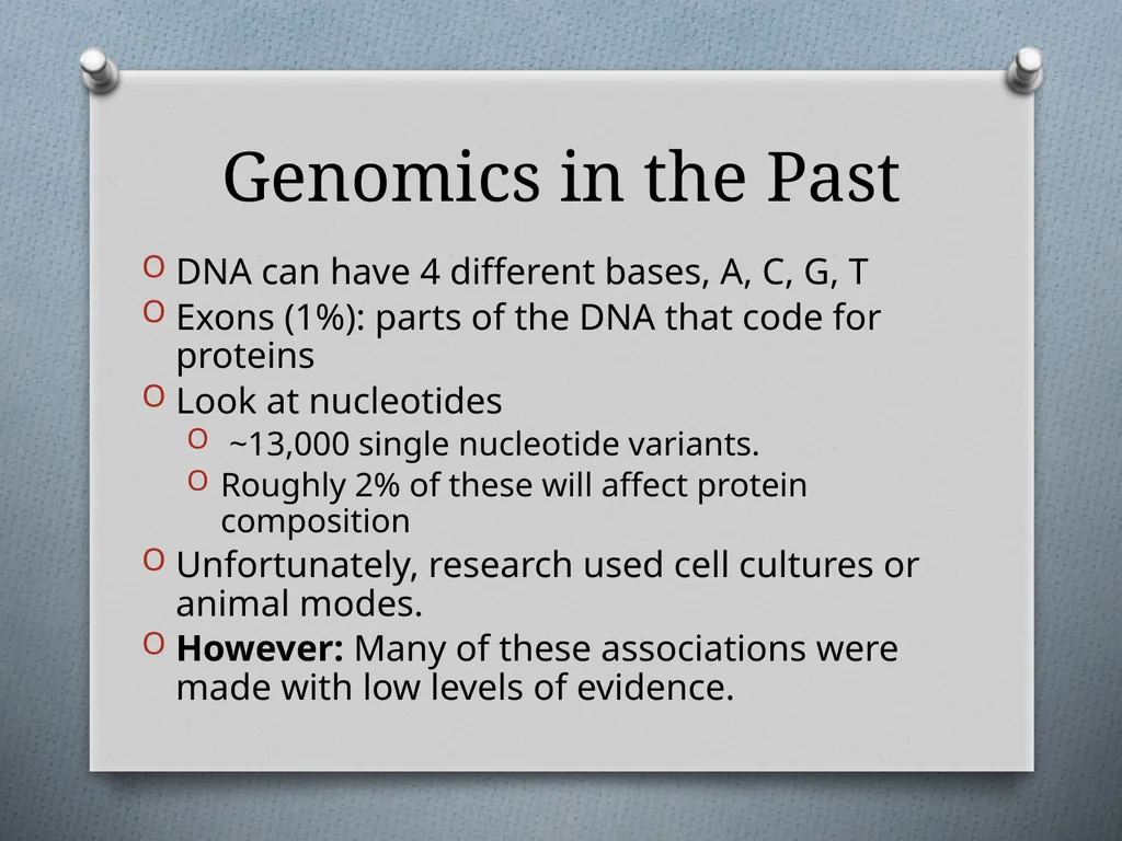 Big Data in Biology: A focus on genomics - slide 5 of 10