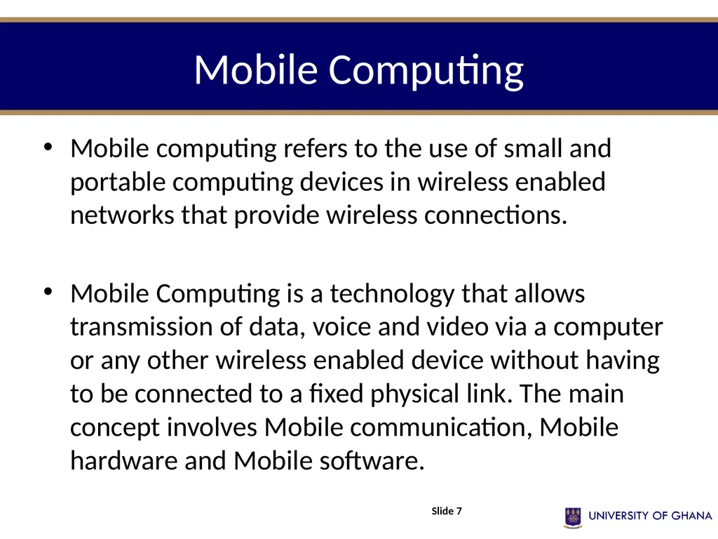 INFS 211: Introduction to Information Technology - slide 7 of 36