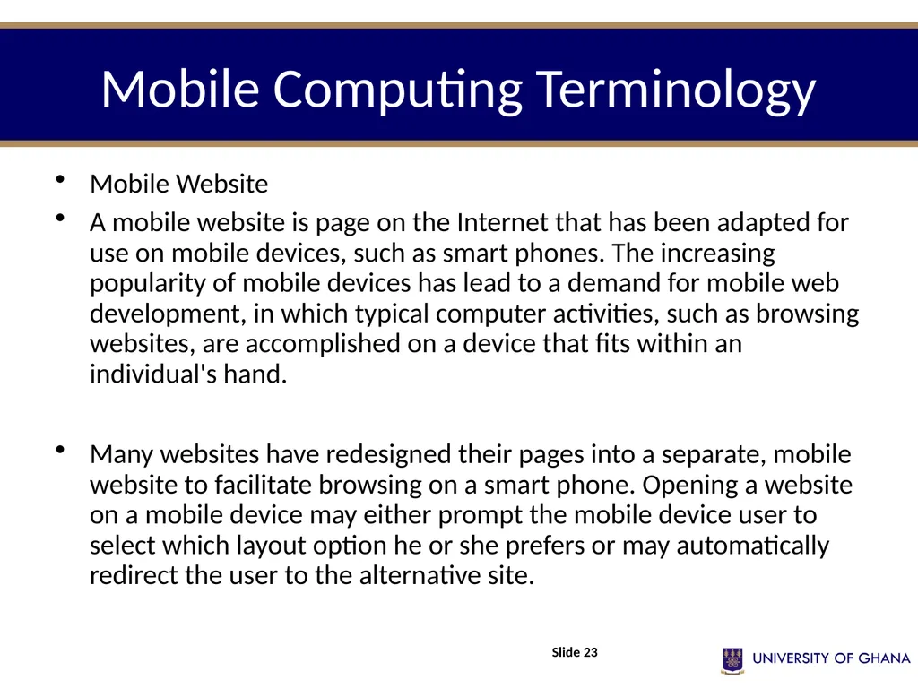 INFS 211: Introduction to Information Technology - slide 23 of 36