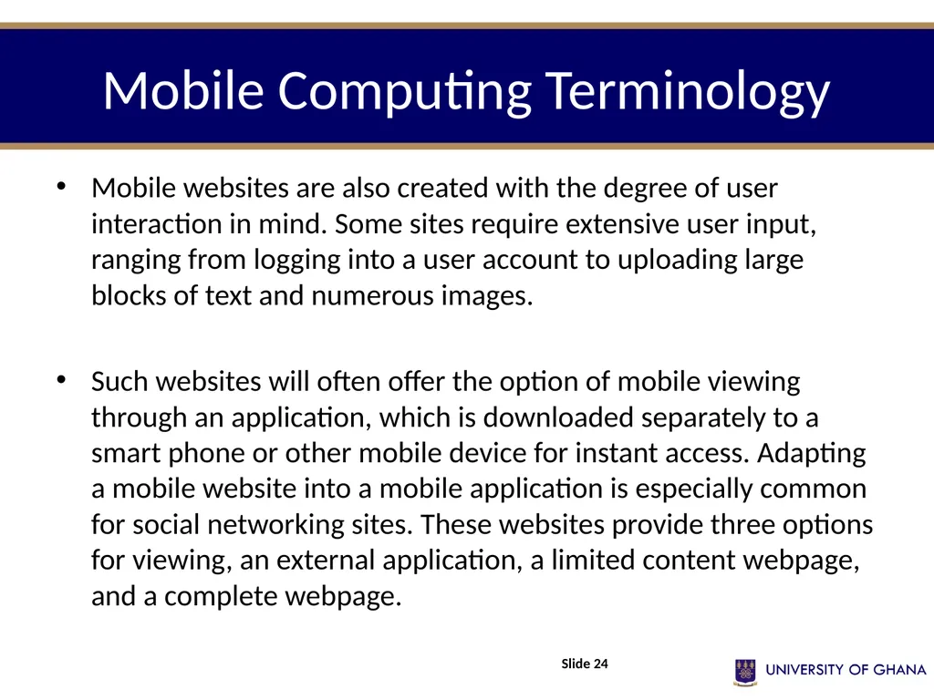 INFS 211: Introduction to Information Technology - slide 24 of 36