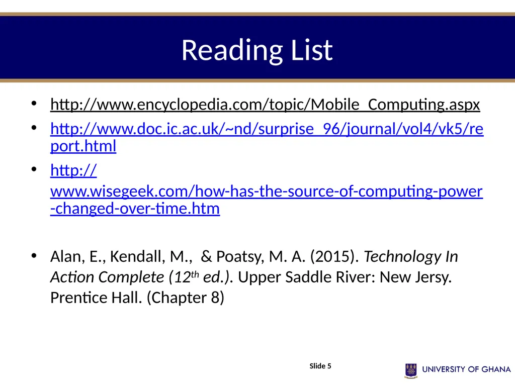 INFS 211: Introduction to Information Technology - slide 5 of 36