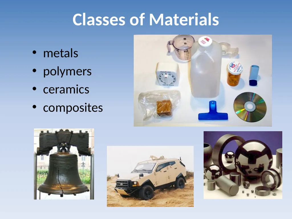 Introduction to Material Science and Engineering - slide 9 of 28