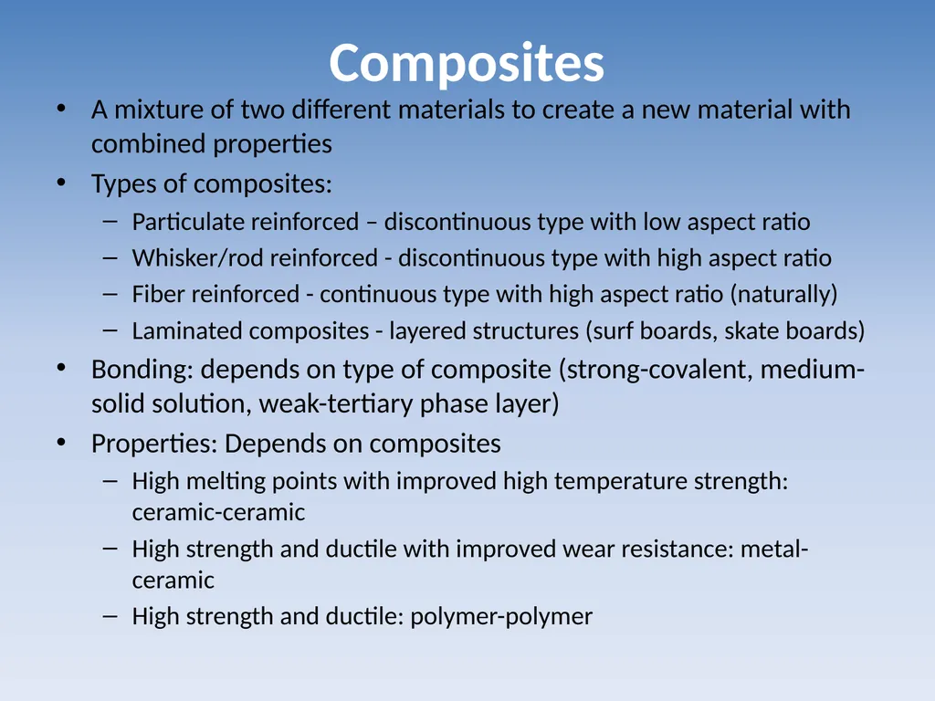 Introduction to Material Science and Engineering - slide 16 of 28