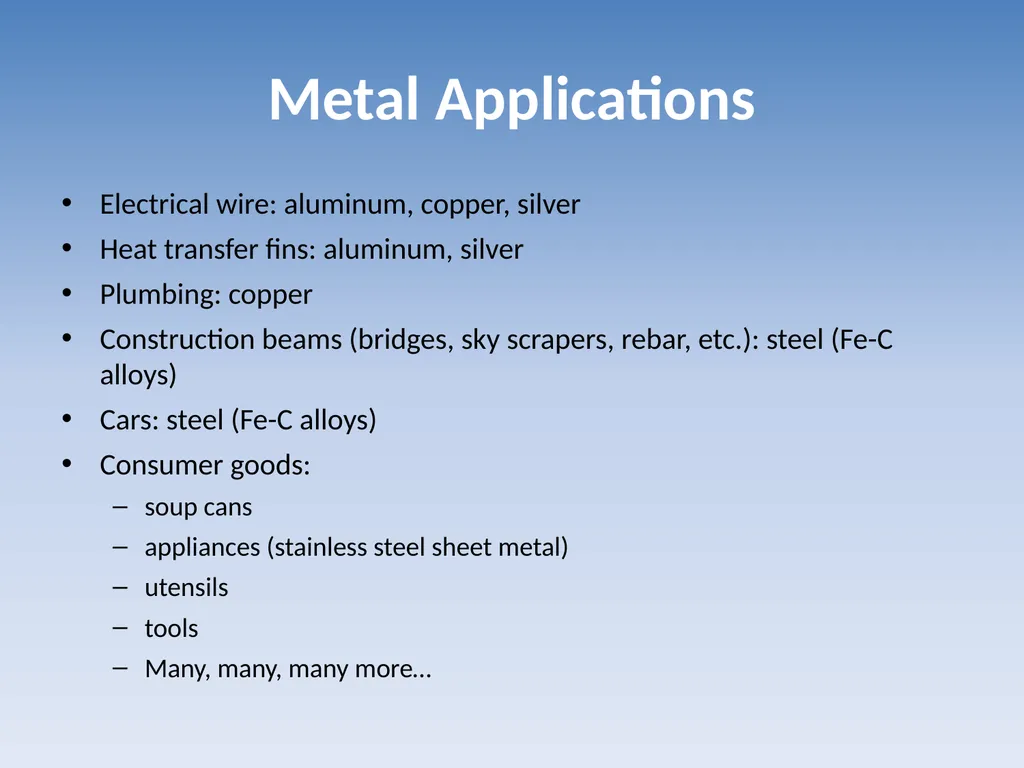 Introduction to Material Science and Engineering - slide 11 of 28
