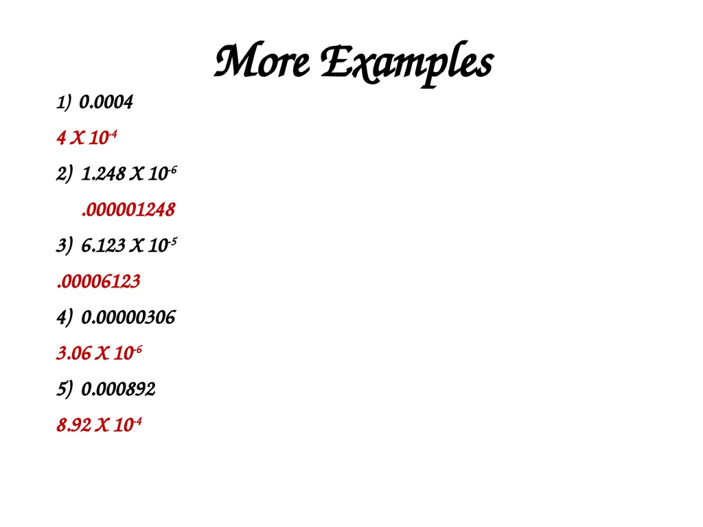 SCIENTIFIC NOTATION A QUICK WAY TO WRITE REALLY, - slide 13 of 15
