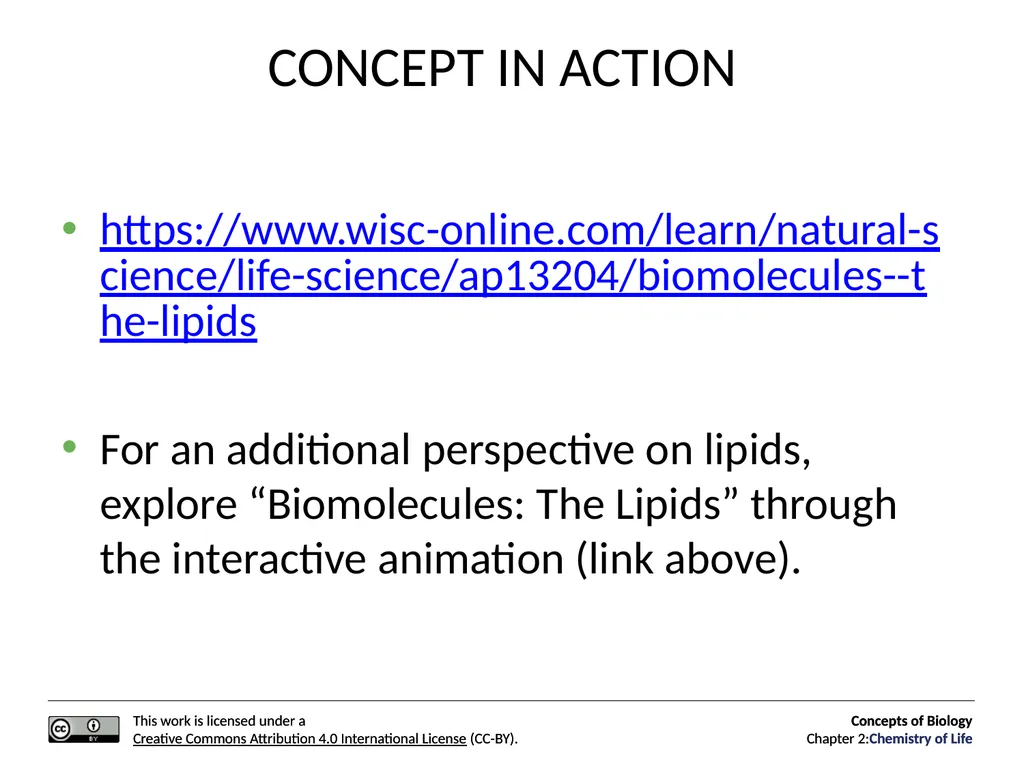 Concepts of Biology: Chemistry of Life Figure 2.1 - slide 50 of 63
