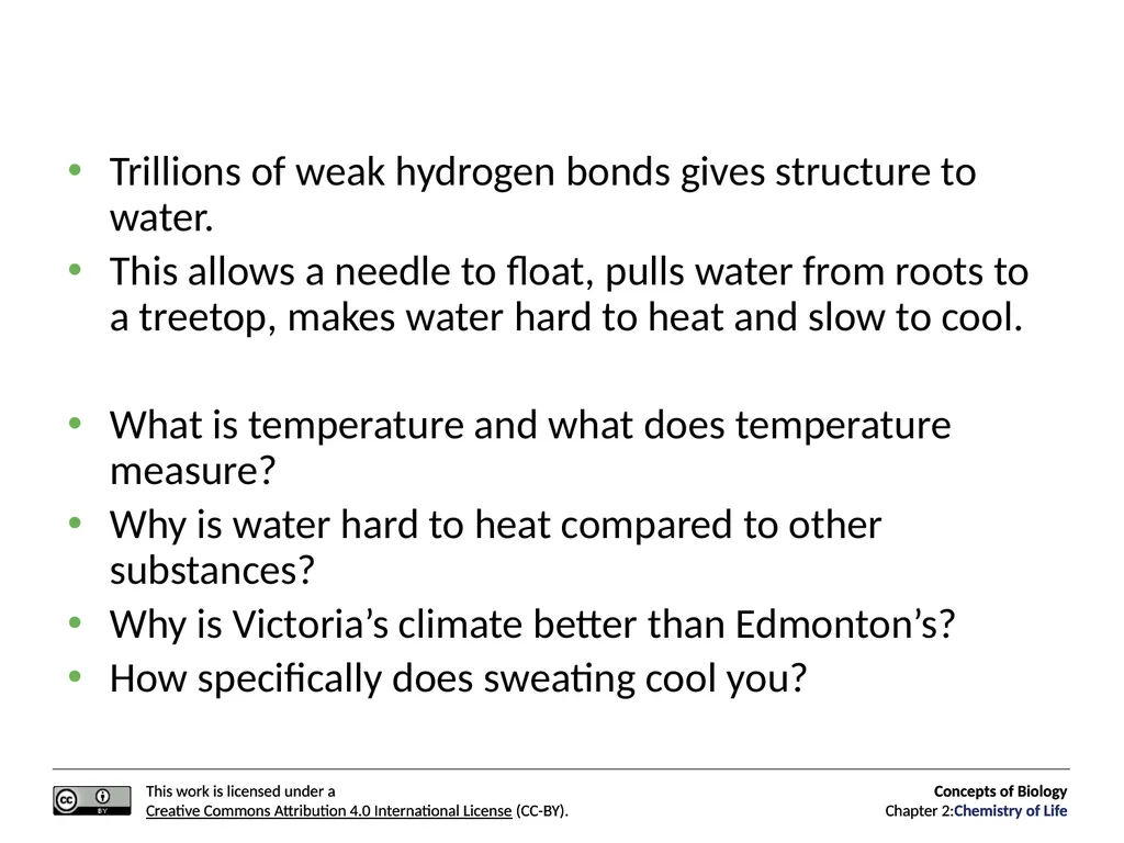 Concepts of Biology: Chemistry of Life Figure 2.1 - slide 29 of 63