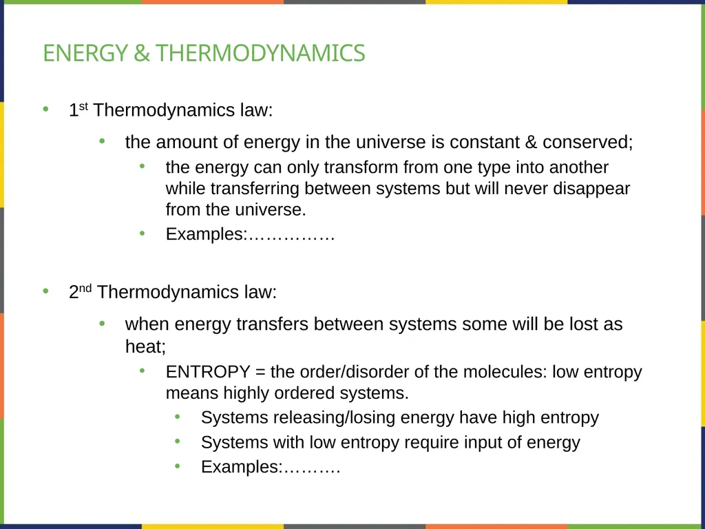 Chapter 4 HOW CELLS OBTAIN ENERGY PowerPoint Image - slide 8 of 39
