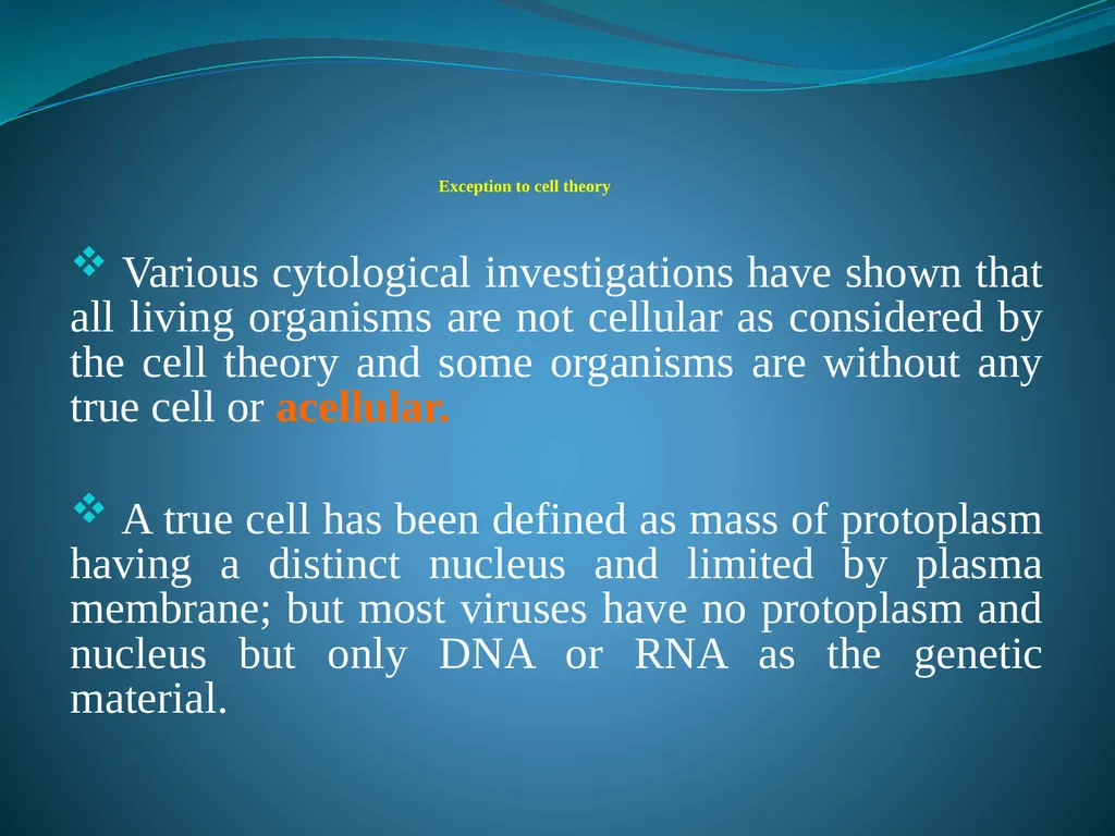 Cell Biology Cytology or Cell Biology The cytology - slide 10 of 13