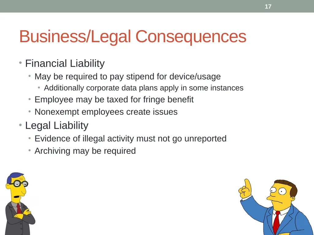 Mobile Device Security MSIT 458 - Information - slide 17 of 21