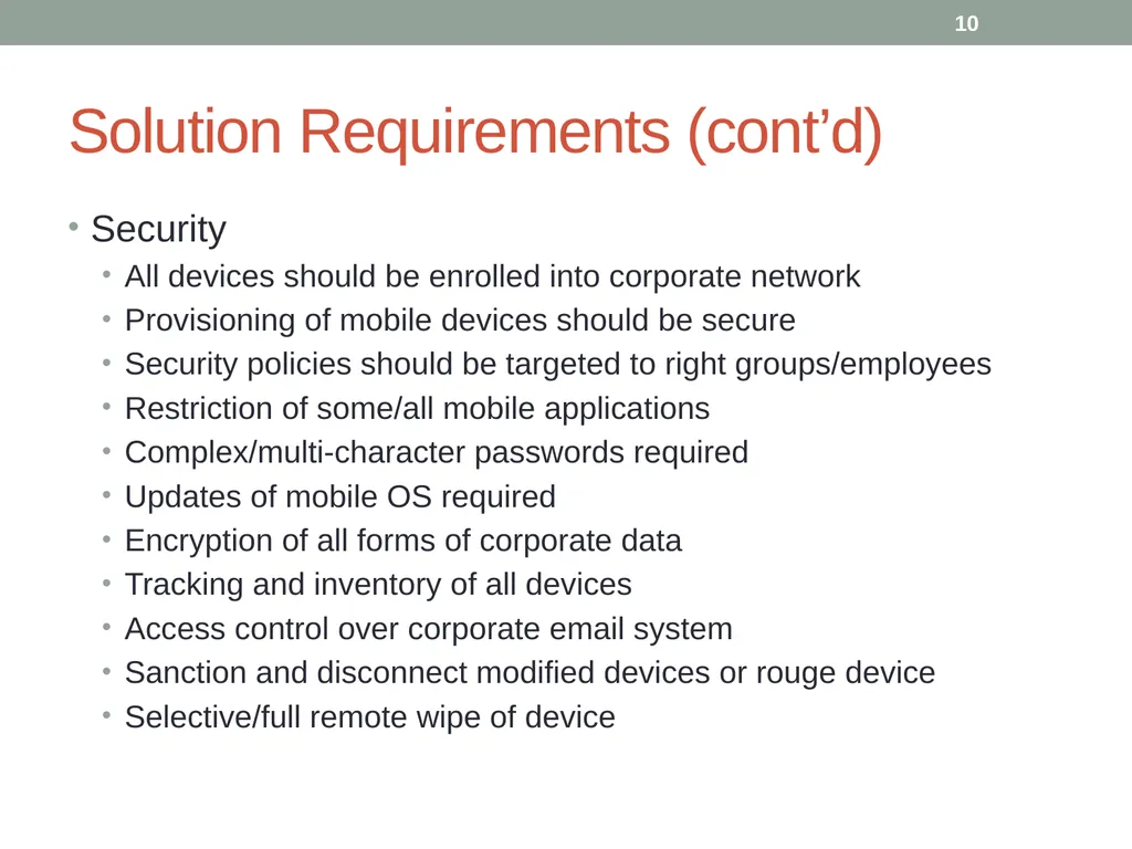 Mobile Device Security MSIT 458 - Information - slide 10 of 21