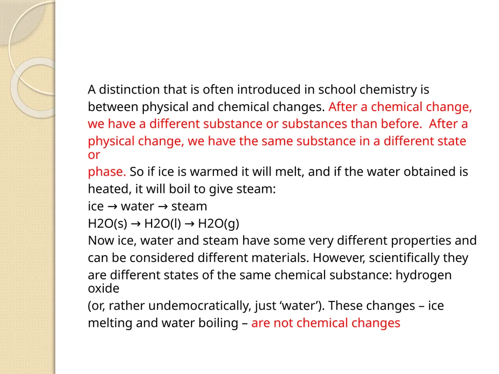 key concepts in chemistry Chemistry is usually - slide 10 of 12