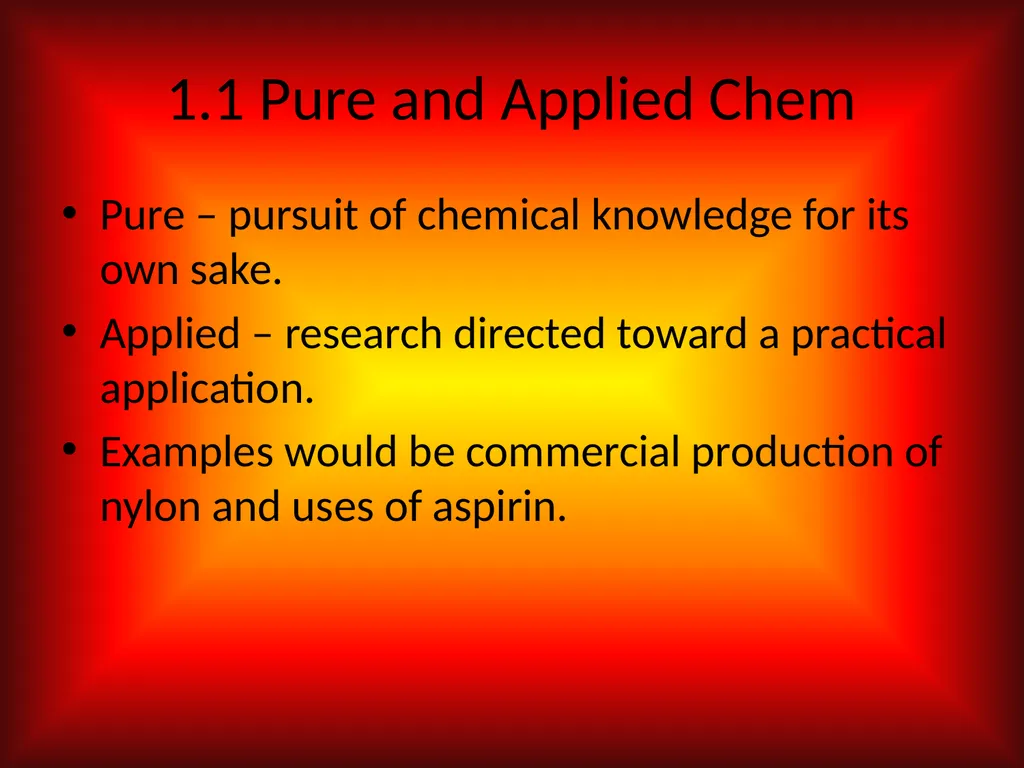 Chapter 1 Introduction to Chemistry 1.1 Chemistry - slide 4 of 11