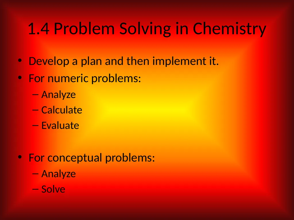Chapter 1 Introduction to Chemistry 1.1 Chemistry - slide 10 of 11