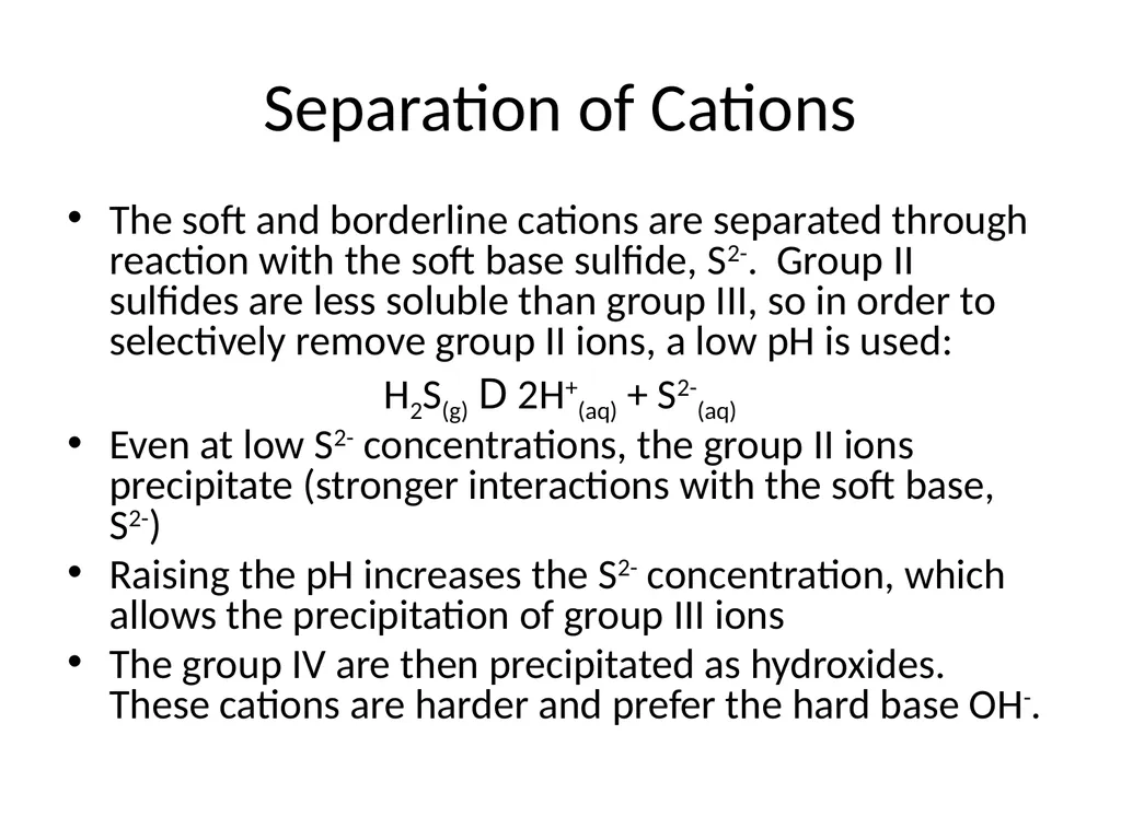 Hard & Soft Acids and Bases B.Sc. III year Dr. - slide 7 of 14