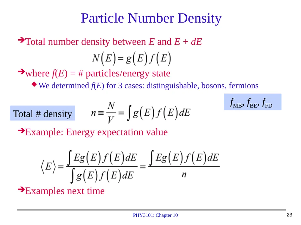 PHY3101: Chapter 10 Lecture Topics & Quiz: Oct. - slide 23 of 24
