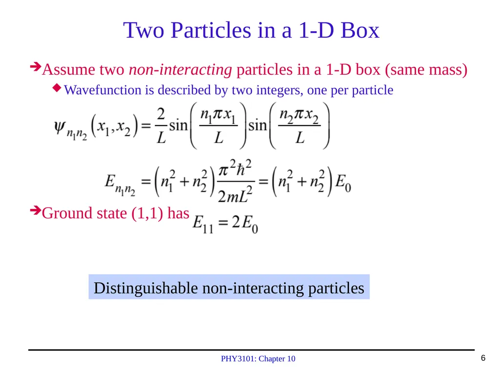 PHY3101: Chapter 10 Lecture Topics & Quiz: Oct. - slide 6 of 24