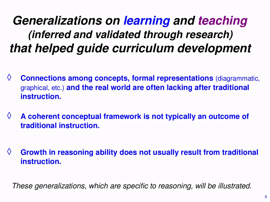 1 Development of Functional Understanding in - slide 9 of 60
