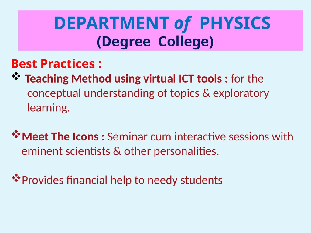 Heartly Welcome Dear Students DEPARTMENT OF - slide 6 of 16