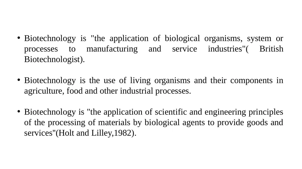History, Scope and Significance of Biotechnology - slide 5 of 15