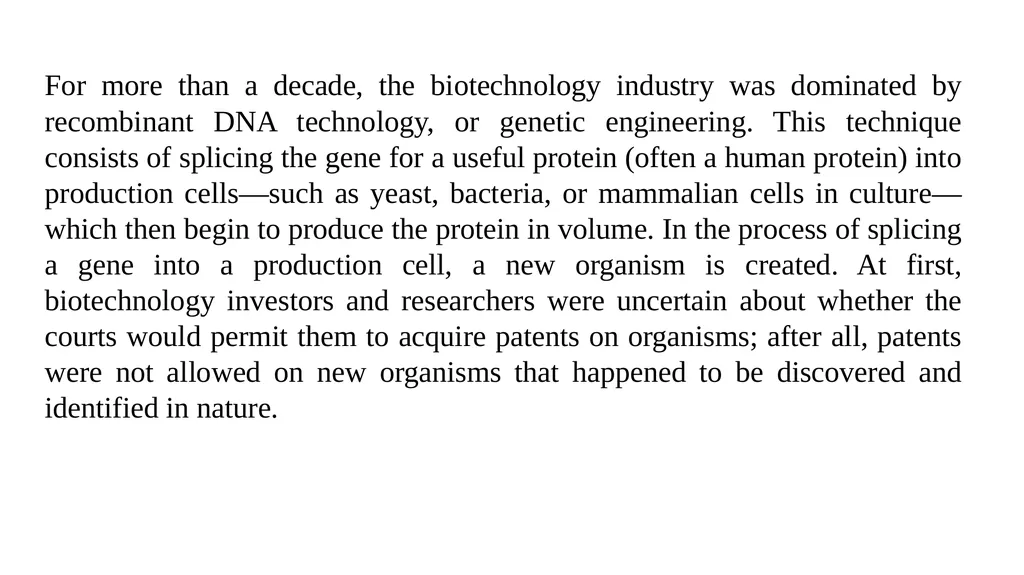 History, Scope and Significance of Biotechnology - slide 9 of 15