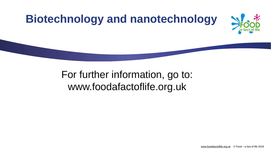 Biotechnology and nanotechnology What is - slide 21 of 21