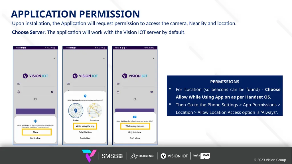 DASHBOARD APPLICATION GUIDE FEB 2024 © 2024 Vision - slide 4 of 15
