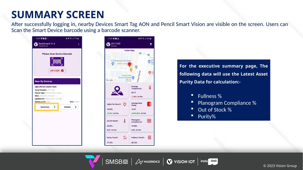 DASHBOARD APPLICATION GUIDE FEB 2024 © 2024 Vision - slide 7 of 15