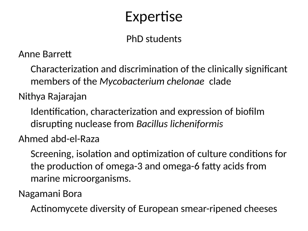 Molecular Microbiology Alan Ward Molecular - slide 9 of 12