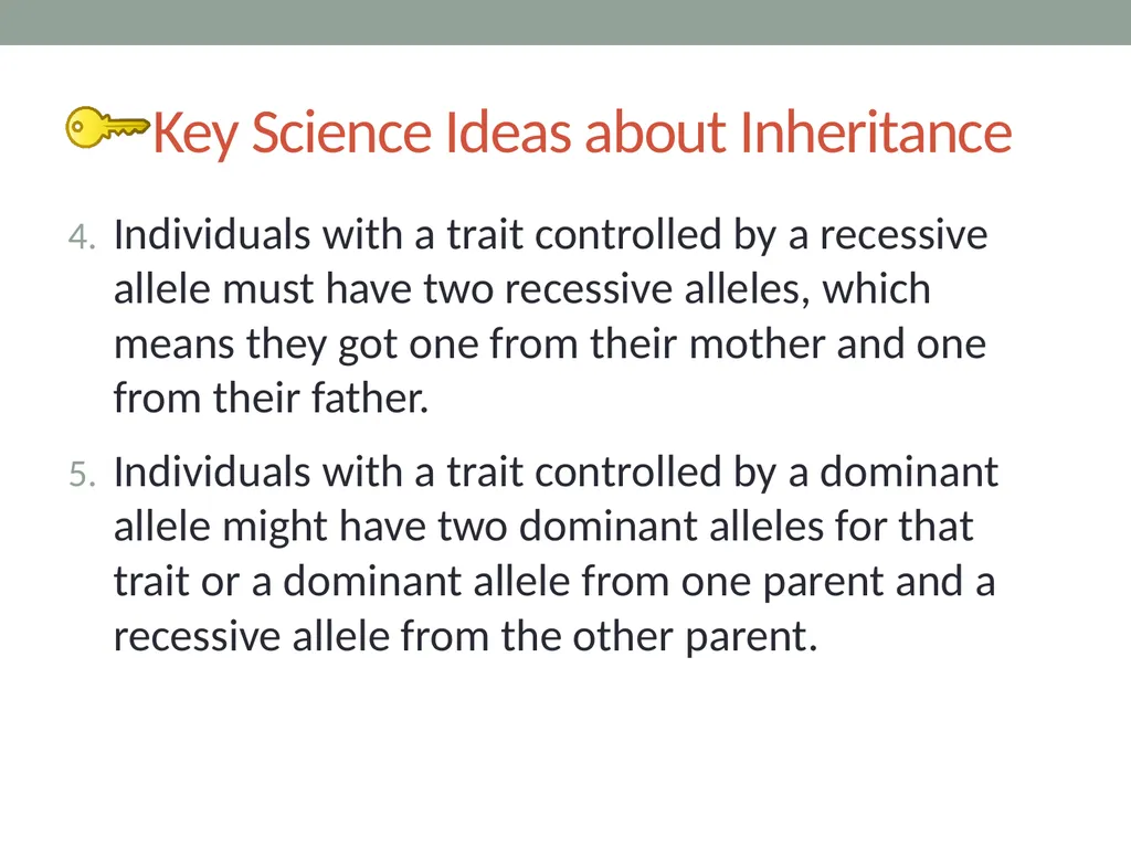 GENETICS Lesson 6b How Can Ideas about Trait - slide 4 of 13
