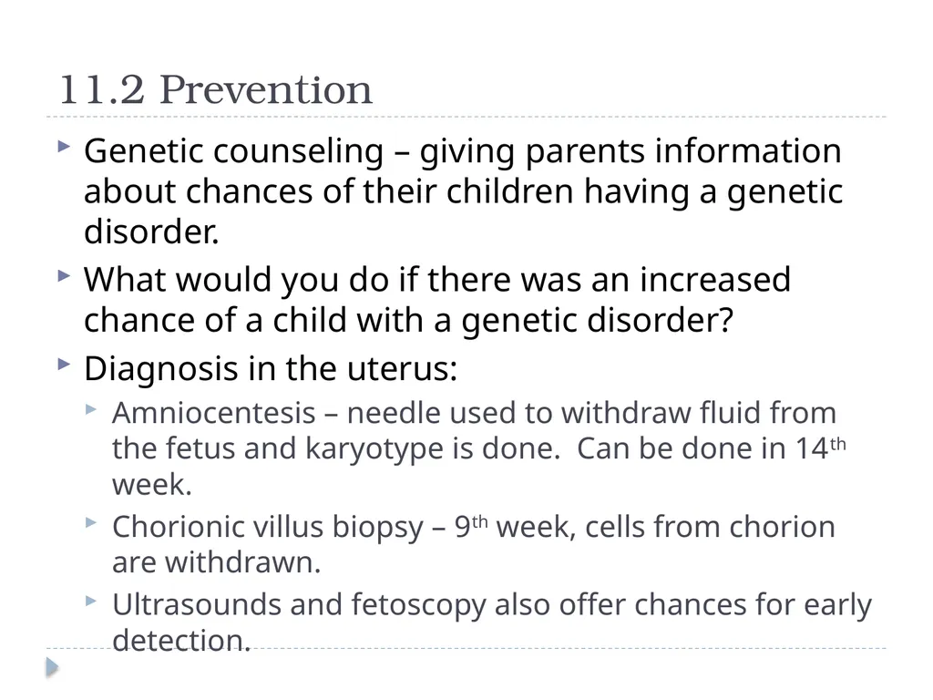 Biology Chapter 11 Human Genetics Human Genetic - slide 10 of 10