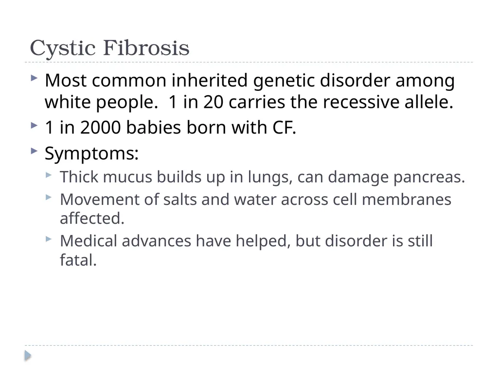 Biology Chapter 11 Human Genetics Human Genetic - slide 3 of 10