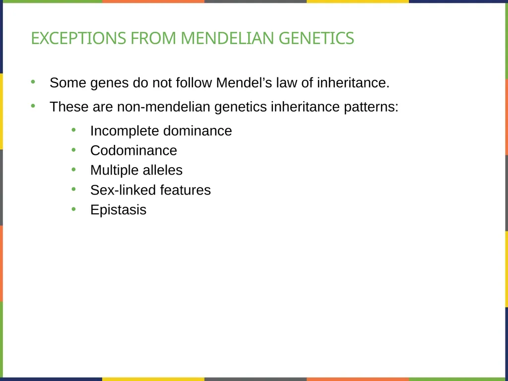 Chapter 8 PATTERNS OF INHERITANCE PowerPoint Image - slide 23 of 36
