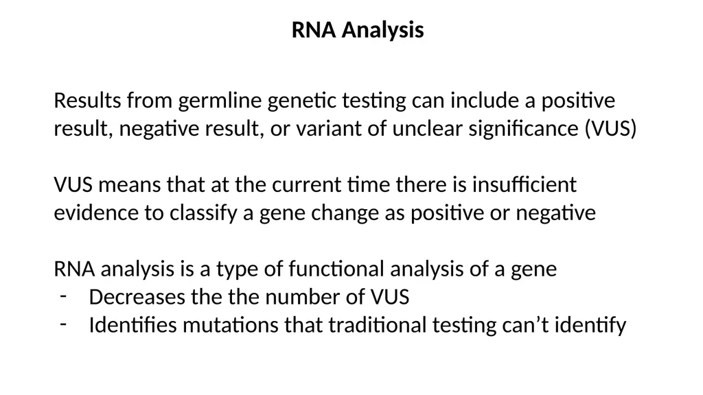 GENETICS & GENOMICS WORKGROUP REPORT CDC- ACBCYW - slide 18 of 21