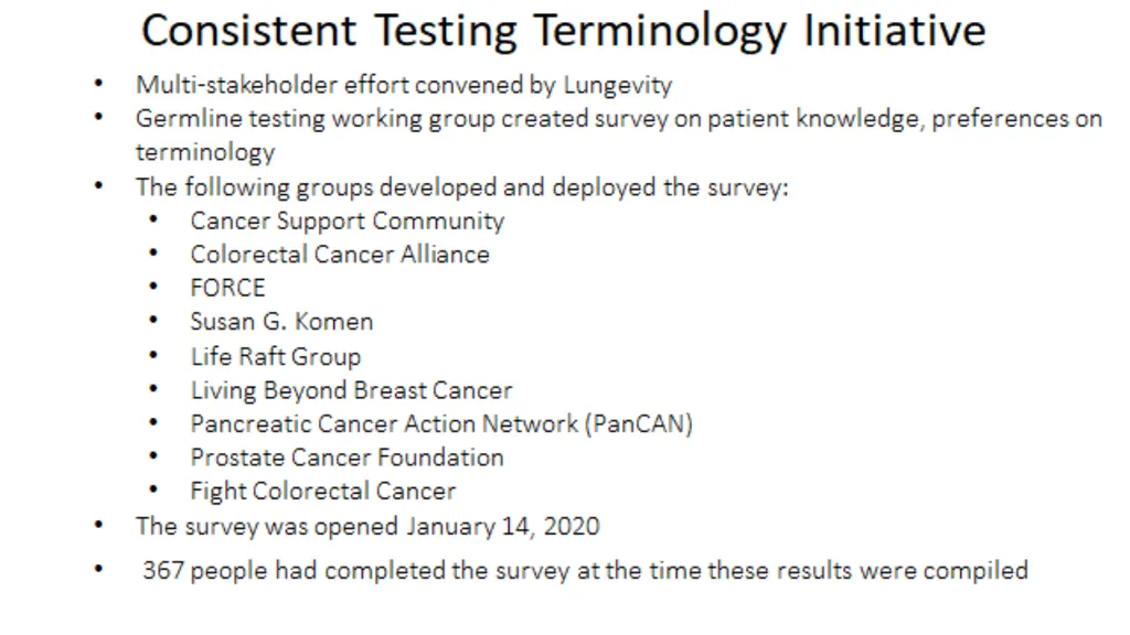 GENETICS & GENOMICS WORKGROUP REPORT CDC- ACBCYW - slide 7 of 21