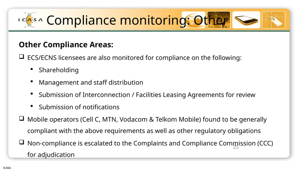 Briefing to Select Committee on Communications and - slide 25 of 26