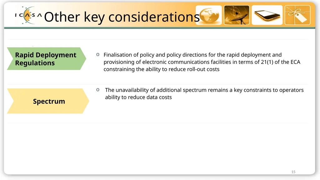 Briefing to Select Committee on Communications and - slide 15 of 26
