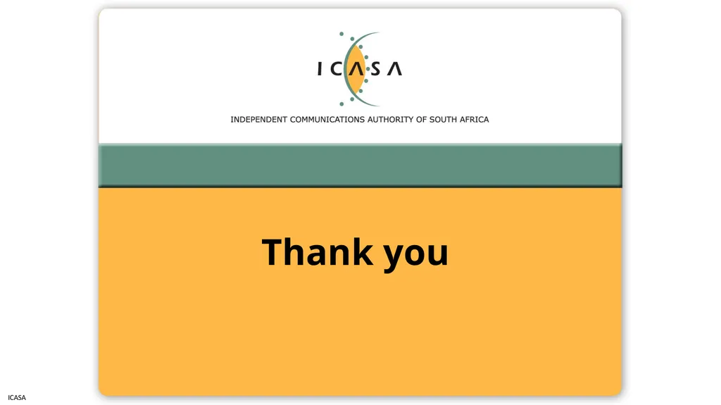 Briefing to Select Committee on Communications and - slide 26 of 26