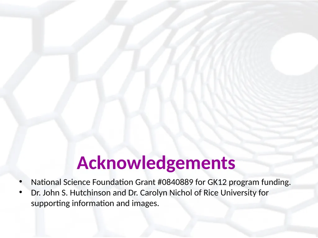 Introduction to Nanotechnology: Insights into a - slide 22 of 22