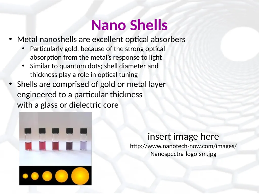 Introduction to Nanotechnology: Insights into a - slide 16 of 22
