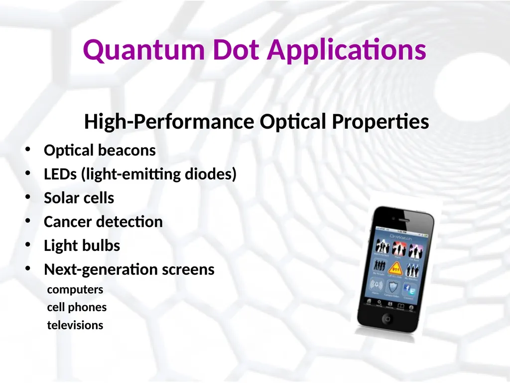 Introduction to Nanotechnology: Insights into a - slide 13 of 22