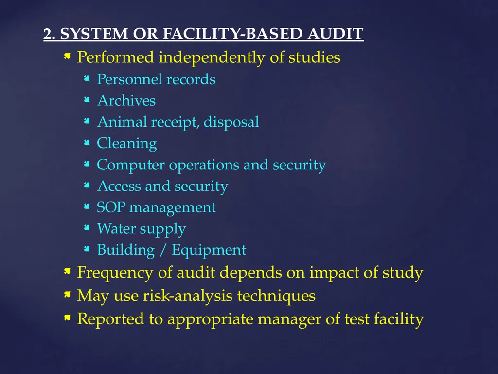 Good Laboratory Practices Practices and Guidelines - slide 71 of 77