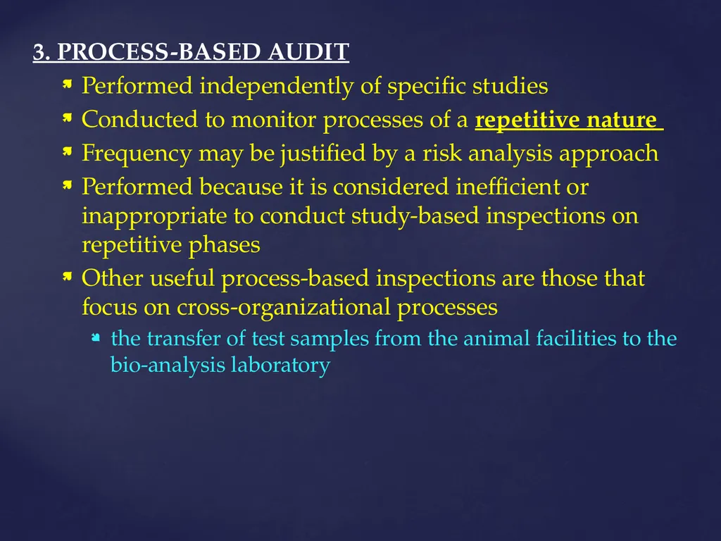 Good Laboratory Practices Practices and Guidelines - slide 72 of 77