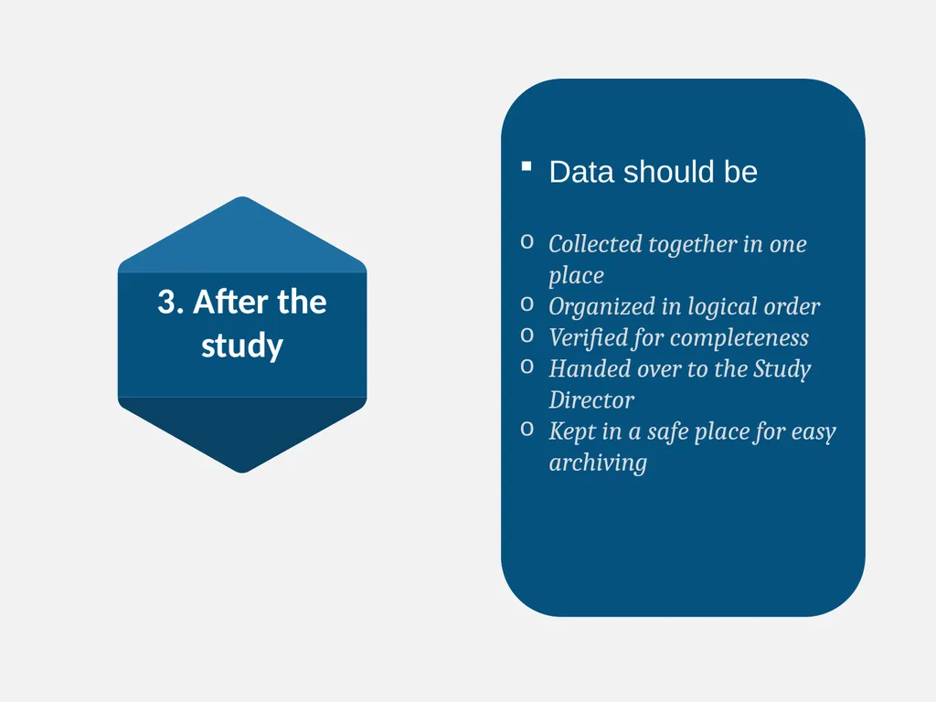 Good Laboratory Practices Practices and Guidelines - slide 47 of 77