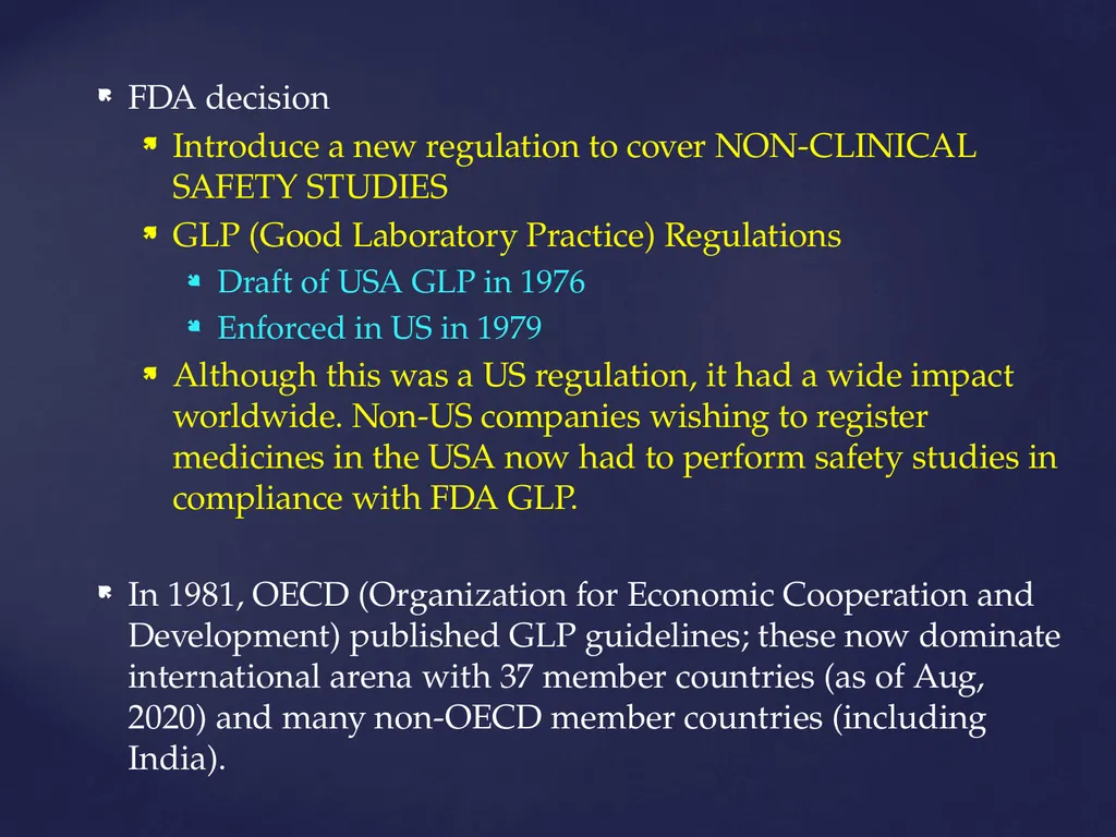 Good Laboratory Practices Practices and Guidelines - slide 6 of 77